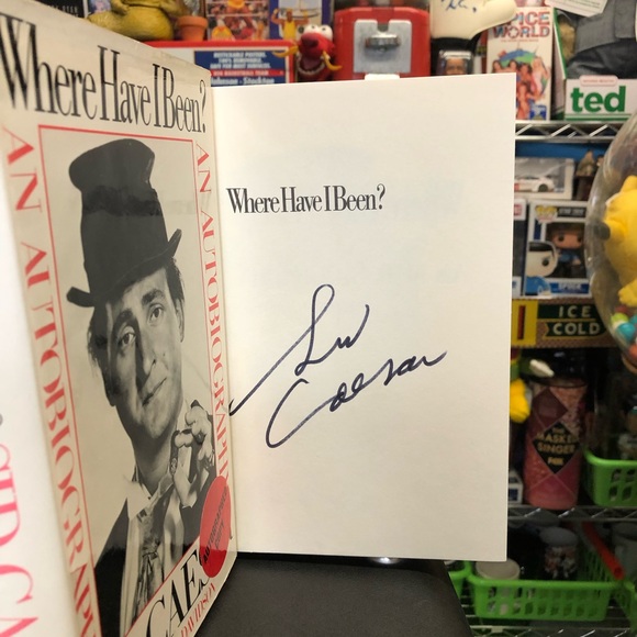 Vtg ‘82 Sid Caesar Signed Book “Where Have I Been?” - 1st Ed Hardcover - Picture 2 of 12
